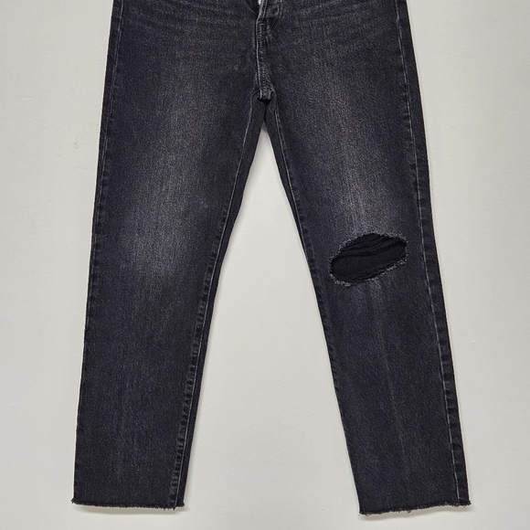 LEVI"S WEDGIE STRAIGHT DISTRESSED JEANS WOMEN'S SIZE 27 - Picture 6 of 8